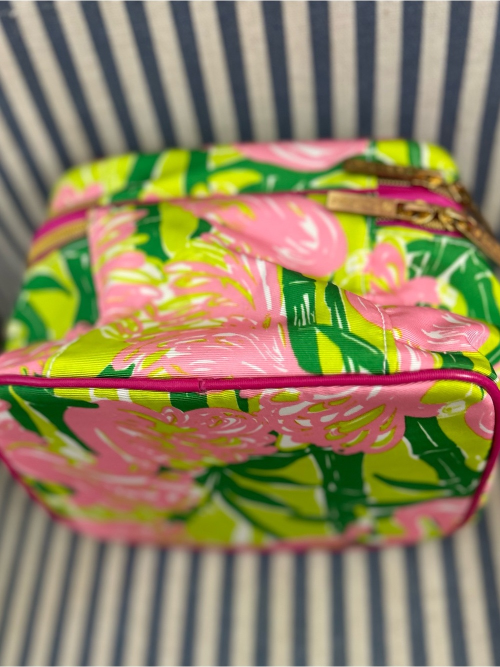 Lilly Pulitzer for Target toiletry bag “Fan Dance” print